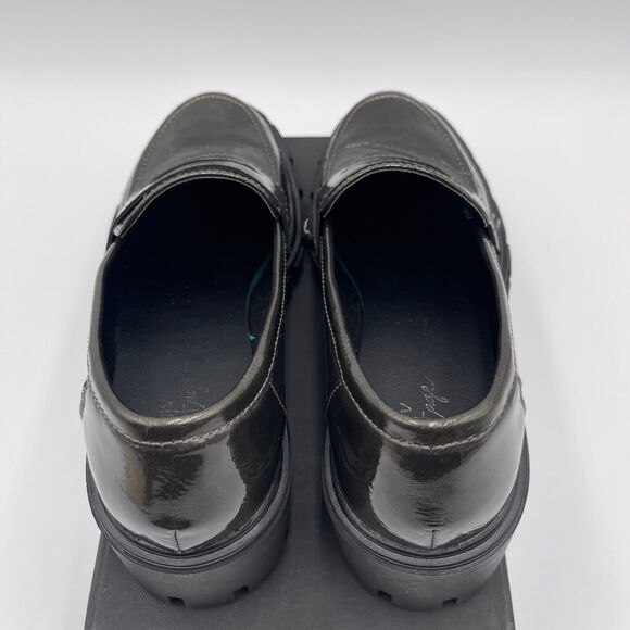 Crown Vintage Loafers Women’s Size 6 M Sage Dark Green Faux Leather - Picture 8 of 10